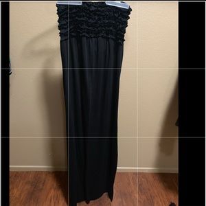 Strapless maxi dress